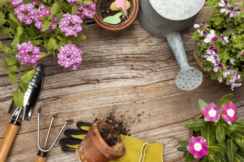 Landscaping Mortlake team creating a stylish front garden design