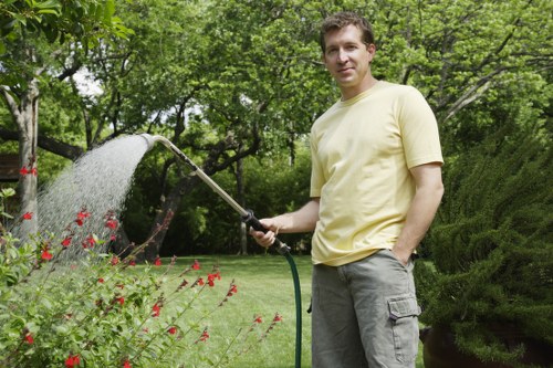 Professional outdoor design and structure in a Mortlake garden